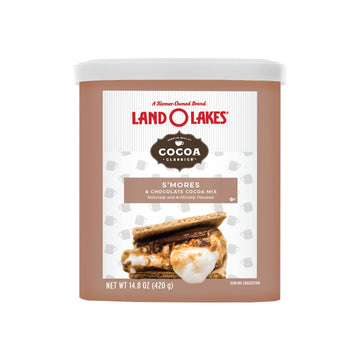 Land O Lakes Cocoa Classics, Smores & Chocolate Hot Cocoa Mix, 14.8-Ounce Canister