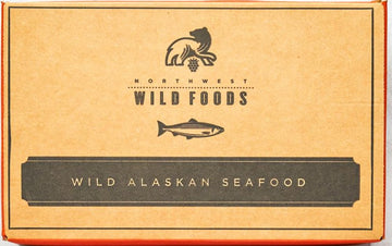 Fresh Frozen Wild Alaskan Halibut By Northwest Wild Foods - Flaky, White Fish, Boneless, Skin-Off, Sustainably Harvested (12 X 6