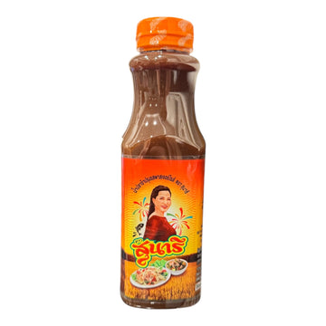 AquaNation Thai Fermented Fish Sauce Nam Pla Ra, Umami Dressing for Papaya Salad, 350ml Bottle