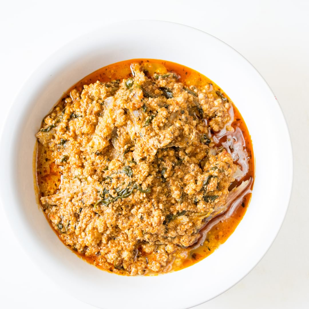 Kovafood Ground Egusi, Egusi Powder, Ground Melon Seeds, 9 Oz