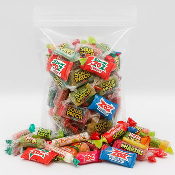 Sour Candy 3 lb - Bulk Bag, Individually Wrapped, Fruit Flavored
