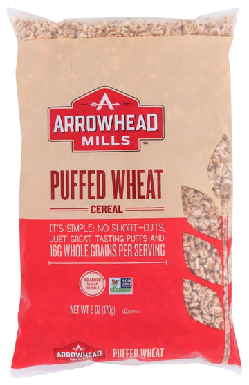 Arrowhead Mills, Cereal Puff Wheat Ns, 6 Oz, (Pack Of 12)