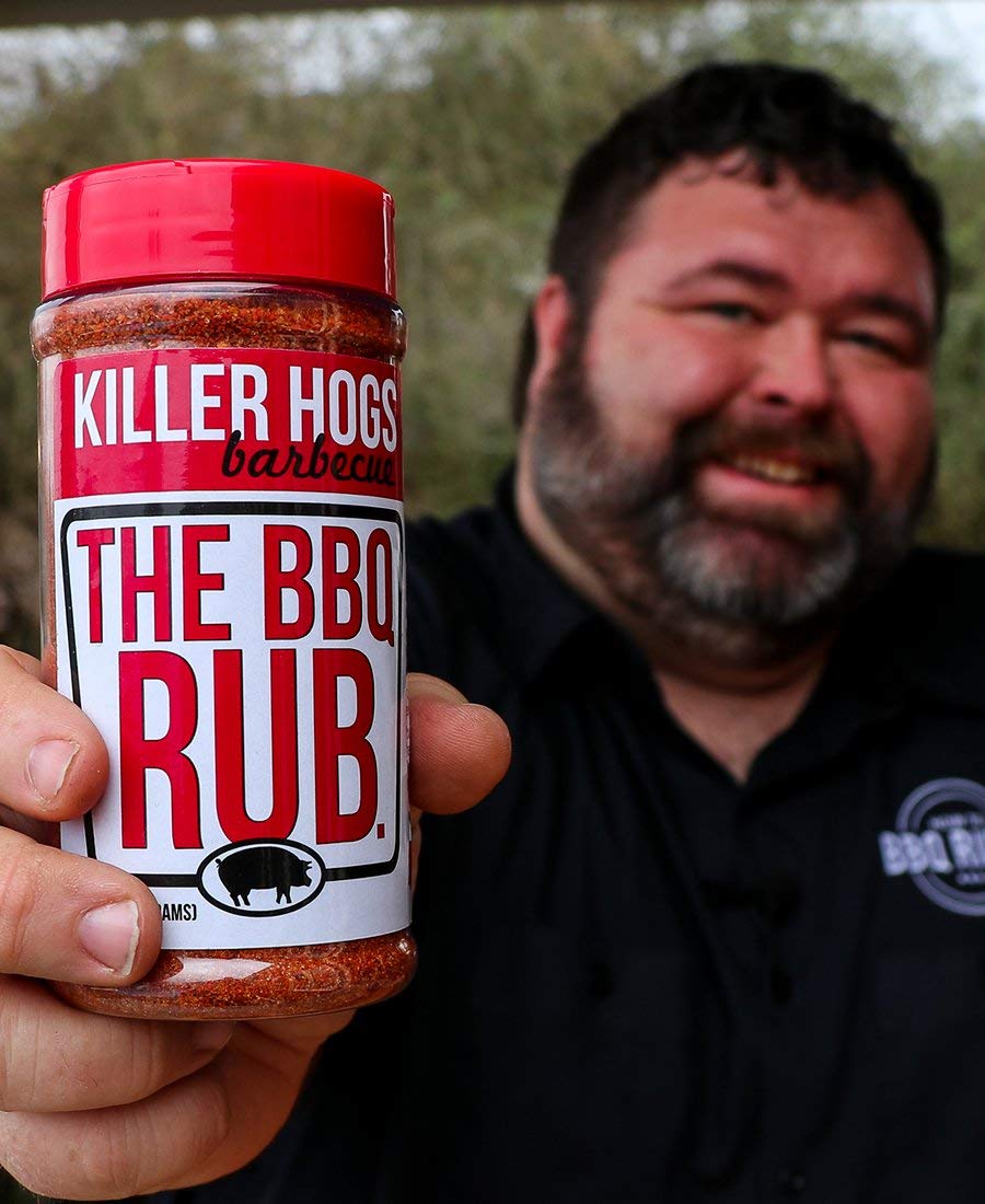 Killer Hogs The Bbq Rub Pack Of 2 Bottles | Championship Grill Seasoning For Beef, Steak, Burgers, Pork, And Chicken | Contains Two 11 Ounce Bottles (2-Pack)