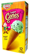 Keebler 12-Count SUGAR CONES 4oz (3 Pack)