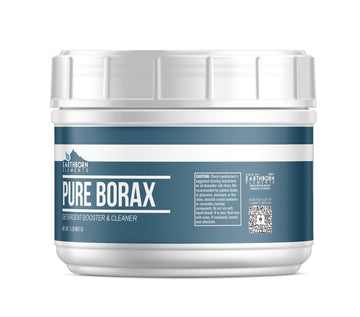 Earthborn Elements Borax Powder (2 Lb), Multipurpose Cleaner & Detergent Booster, Resealable Tub