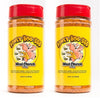 Meat Church BBQ Rub Combo: Two Bottles of Honey Hog (14 oz) BBQ Rub and Seasoning for Meat and Vegetables, Gluten Free, Total of