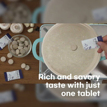 Jwellfood Instant Broth compact pieces - Korean Anchovy Stock Soup Base, All-Natural Ingredients, 2.11 oz Pack of 1