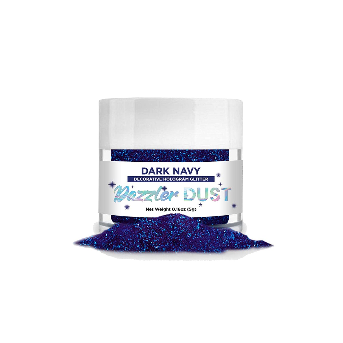 Bakell Dazzler DUST Glitter, 5g Jar, Non-Toxic, Dark Navy, Model FLD203
