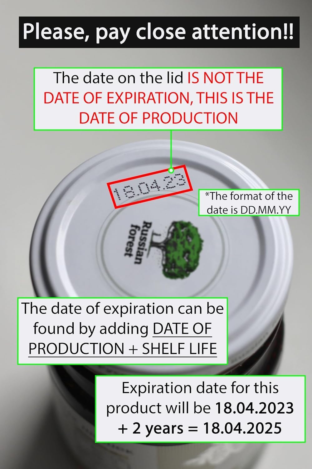 RUSSIAN FOREST Siberian Pine Nuts in Pine Cone Syrup, Natural Dessert, 220g/7.76oz