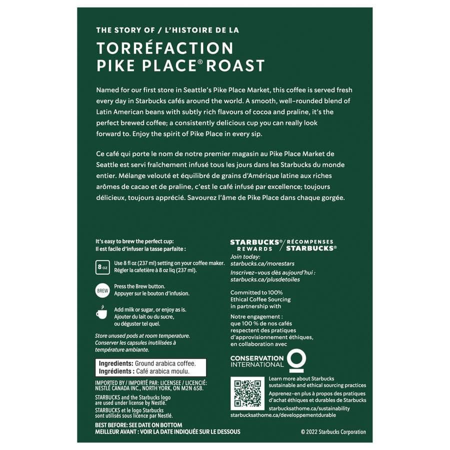 Pike Place Medium Roast Coffee, K-Cups, 54 Count