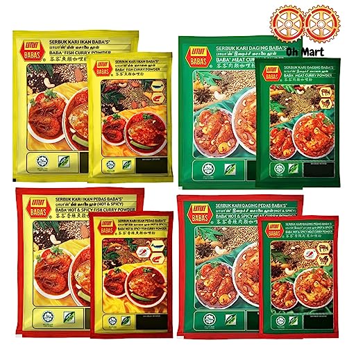 Babas Fish Curry Powder, 8.82 Ounce