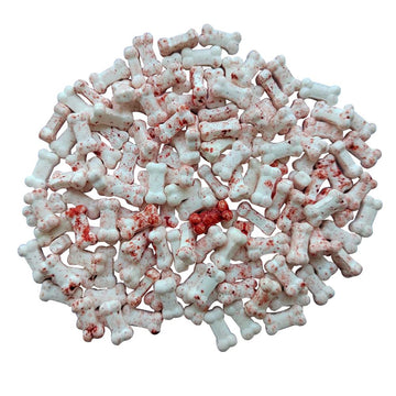 1 Bottle Bloody Red Dog Bones Candy Cake Cupcake Toppers Cookie Decorations Edible Dessert Sprinkles for Halloween Christmas Cak