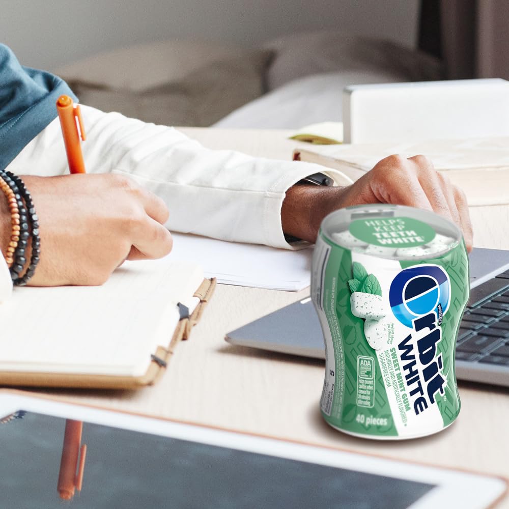 Orbit Sweet Mint Gum, Chewing Gum Sugar-Free, 6 Packs, Bulk Pack