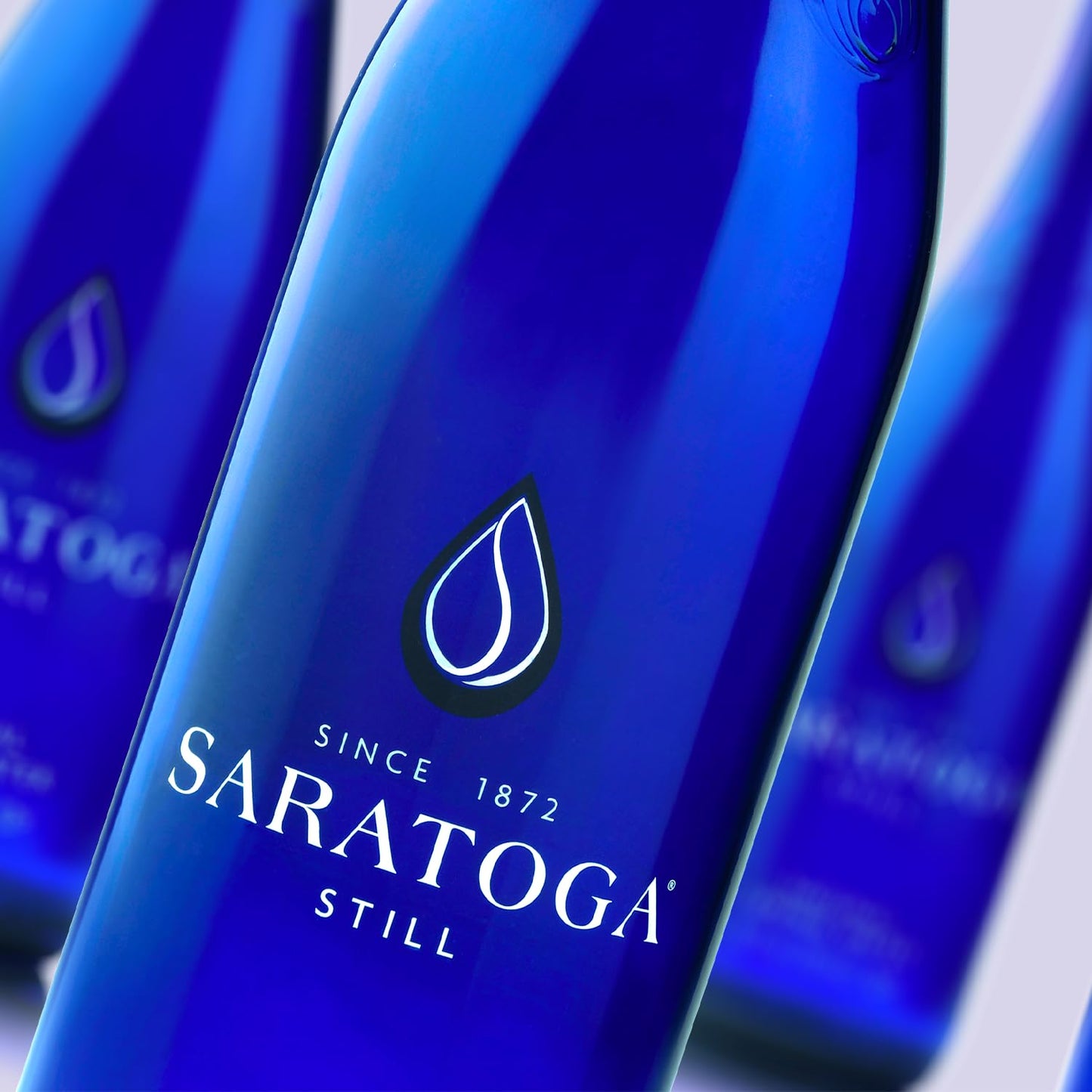 Saratoga Natural Spring Water - Non-Carbonated, 12 oz. Bottles, Pack of 24