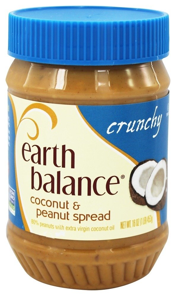 EARTH BALANCE PEANUT BTTR CRNCHY CCNUT, 16 OZ, PK- 12
