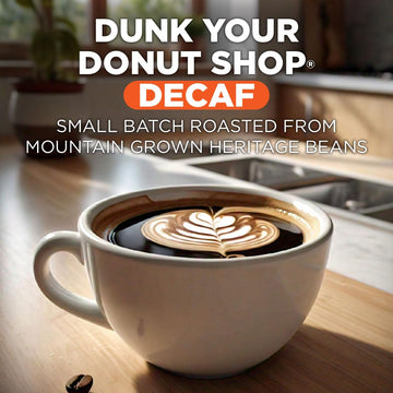 Maud'S Decaf Donut Shop Coffee Pods, 100 Ct | Decaf Dunk Your Donut Shop | 100% Arabica Light Roast Decaffeinated Coffee | Solar