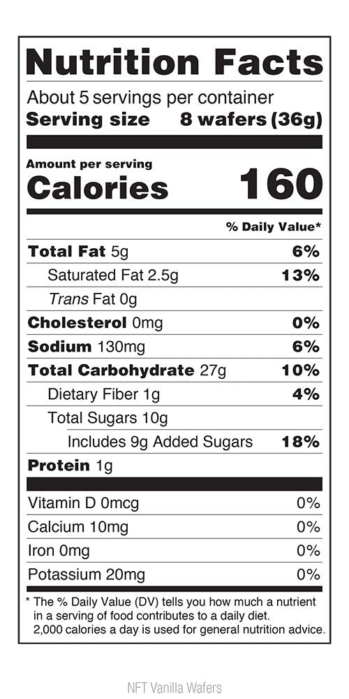 Kinnikinnick - Vanilla Wafers - Gluten Free, Allergy Friendly Cookies - 6.3 Oz. Boxes - 6 Pack