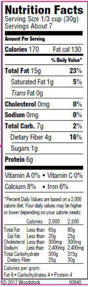 Woodstock Almonds - Thick Sliced - Raw - Case Of 8 - 7.5 Oz.