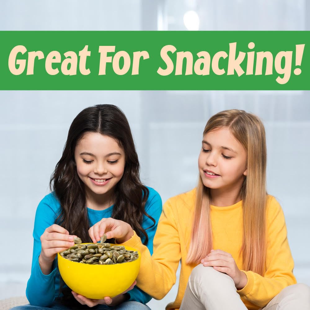 Sincerely Nuts Shelled Pepitas Pumpkin Seeds Salted (2 Lb Bag) | Delicious Nutrient Dense Low Carb Snack | High In Magnesium & Manganese Minerals |Gluten Free | Kosher |Great For Cooking
