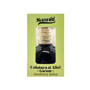 Sanniti Colatura Di Alici | Anchovy Juice Extract | Italian Fish Sauce | Ancient Garum | Product Of Italy (100 Ml (3.4 Fl Oz))