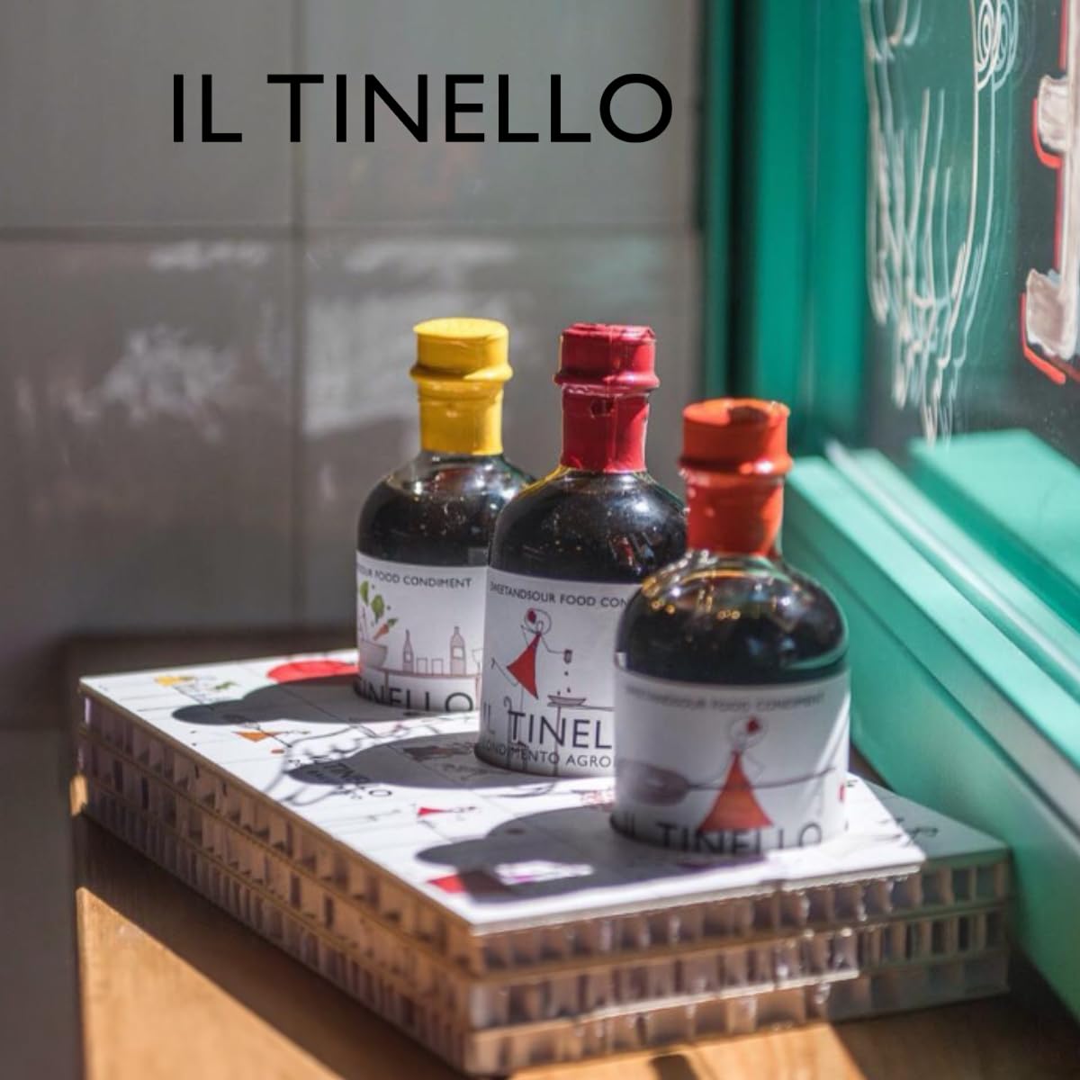 Il Tinello Aceto Balsamico di Modena IGP, Red Label, (8.5 fl oz) 100ml