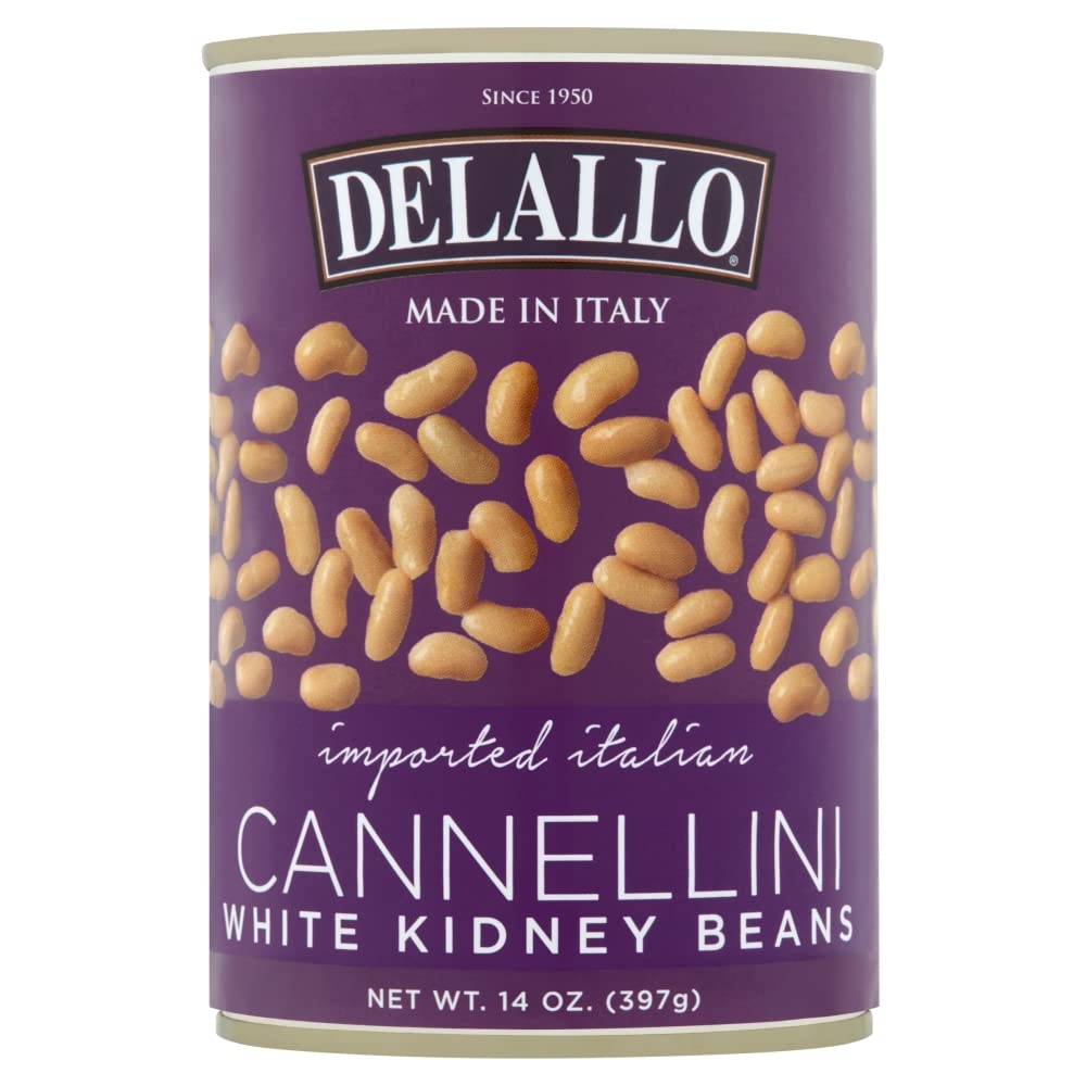 Delallo Cannellini Beans, 14-Ounces (Pack Of12)