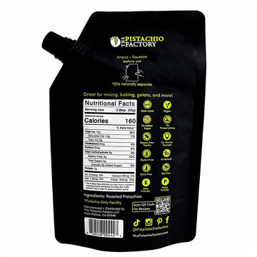 The Pistachio Factory Pistachio Paste - Pastry, Praline, Baking, Cooking, Ice Cream, Gelato, Desert, Macaron