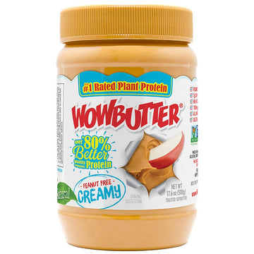 Wowbutter Natural Peanut Free Creamy 1.1Lb Jar