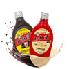 Foxs U-Play Syrup Bottle - Brooklyn Oriflavor Blendal Since 1900 Thick No High Fructose Corn Syrup Kosher Certified Fat Free For Egg Creams Coffee Milkshakes & Desserts (2-Pack Chocolate & Vanilla)