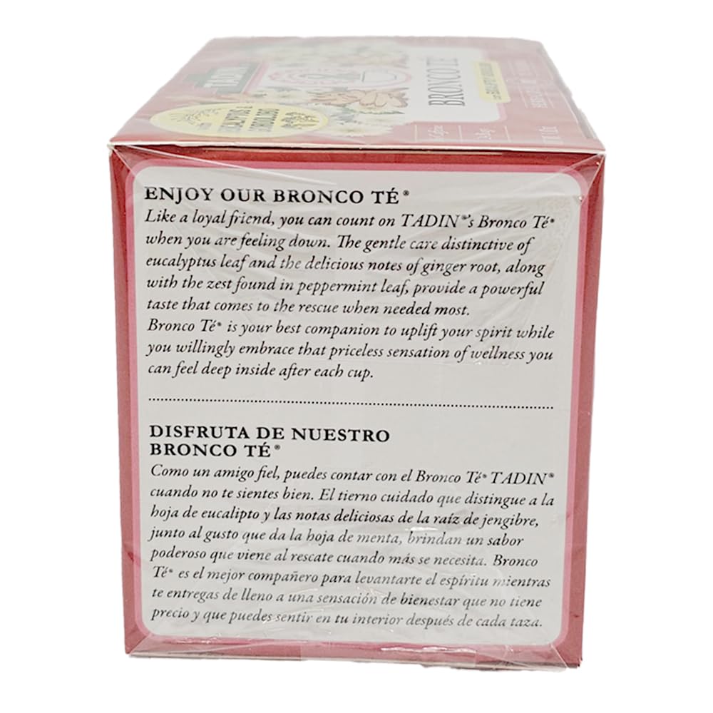 Tadin Herbal Tea - Caffeine Free, 24 Tea Bags, Pack of 3, 1.01 oz