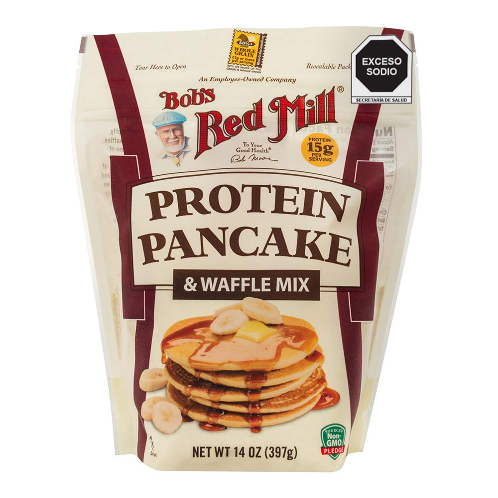 Bobs Red Mill Protein Pancake, 14oz (Pack of 1) - Non GMO, Kosher