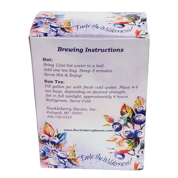 Huckleberry Haven Wild Huckleberry Tea (20 Teabags)