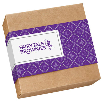 Fairytale Brownies SUGAR-FREE Magic Morsel Gourmet Chocolate Gift Basket - 24 Individually Wrapped 1.5 Inch Brownies - 0.8 Ounce Each