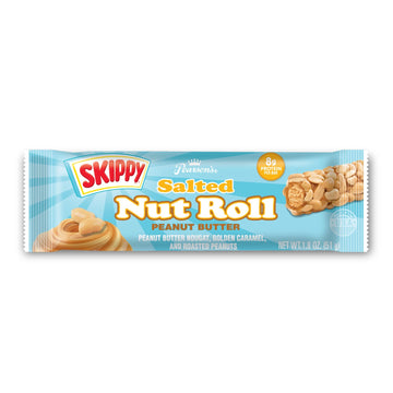 Pearson'S Skippy Peanut Butter Salted Nut Roll | Peanut, Caramel, Peanut Butter Candy | 24 Full- Size Candy Bars |Bulk, Individu