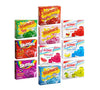 Gelatin Variety Pack of 10 - Sonic, Skittles, and Starburst Jello Mix- 10 Flavors of Flavored Gelatin Powder- with Recipe Cards
