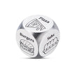 Food Dice-Men Gift Ideas for Valentines Day,Food Decision Dice for Girlfriend Boyfriend,Valentines Day Gifts for Him,11th Annive