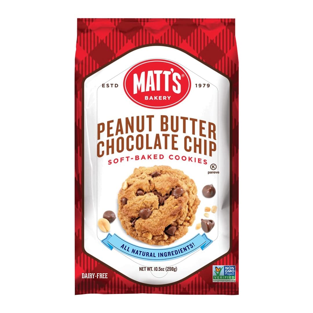 Matt's Cookies - Cookies Peanut Butter - Case of 6-10.5 OZ (6x10.5 OZ)