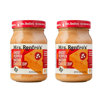 Mrs. Renfros Ghost Pepper Nacho Cheese Dip - Gluten Free (16-oz. jars, 2-pack)