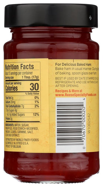 Reese Gourmet Ham Glaze (9 oz Jars) 2 Pack by Reese