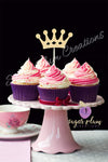 Crown Cupcake Topper, Set Of 12