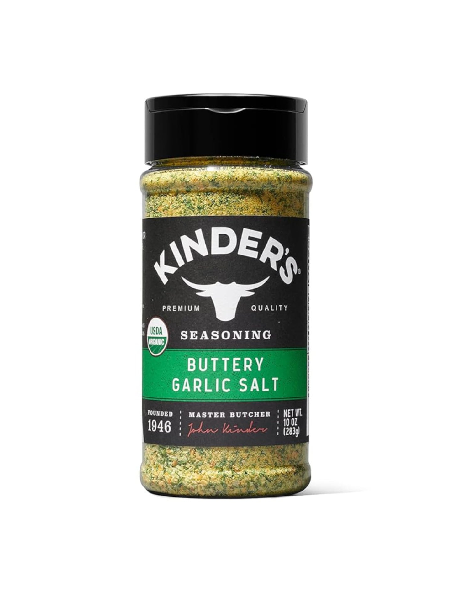 Kinder'S Organic Buttery Garlic Master Salt Seasoning (Garlic, Sea Salt And Butter), Premium Quality Seasoning, Msg Free And Usd