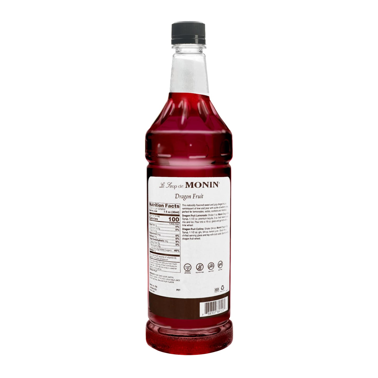 Monin Dragon Fruit, 1 Liter
