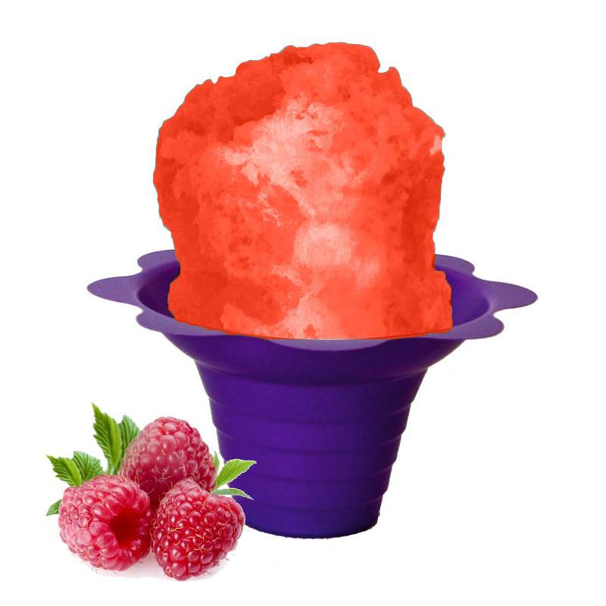 Hypothermias Red Raspberry Ready To Use Gallon (128 Fl. Oz) Hawaiian Snow Cone Flavors Syrup - Shaved Ice, 100% Pure Cane Sugar