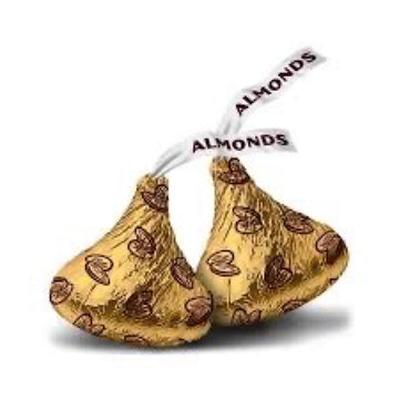 Healthy Chocolate Treats, Great for Wedding, Easter, Halloween, Movies | Individually Wrapped, 2 Pounds (Gold Almond)