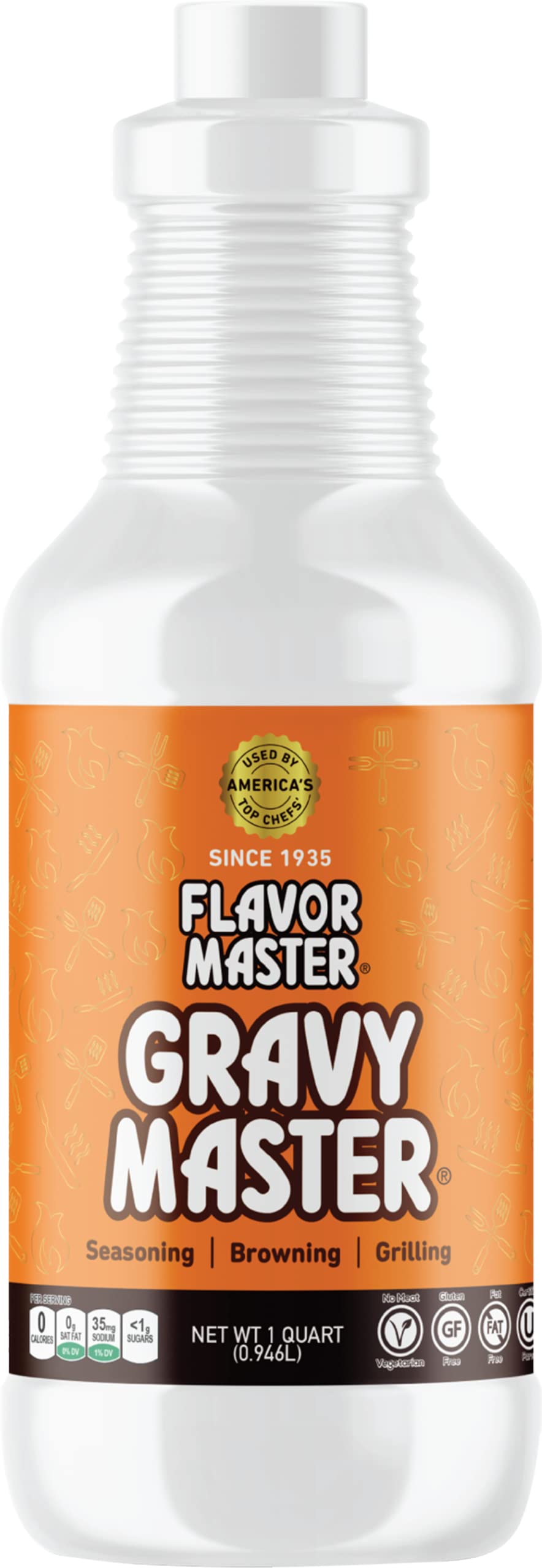 Gravy Master: Grilling, Seasoning and Browning Sauce - Ready to Use - 1 Bottle (32 fl oz) Vegetarian, No Gluten, Kosher, Pareve
