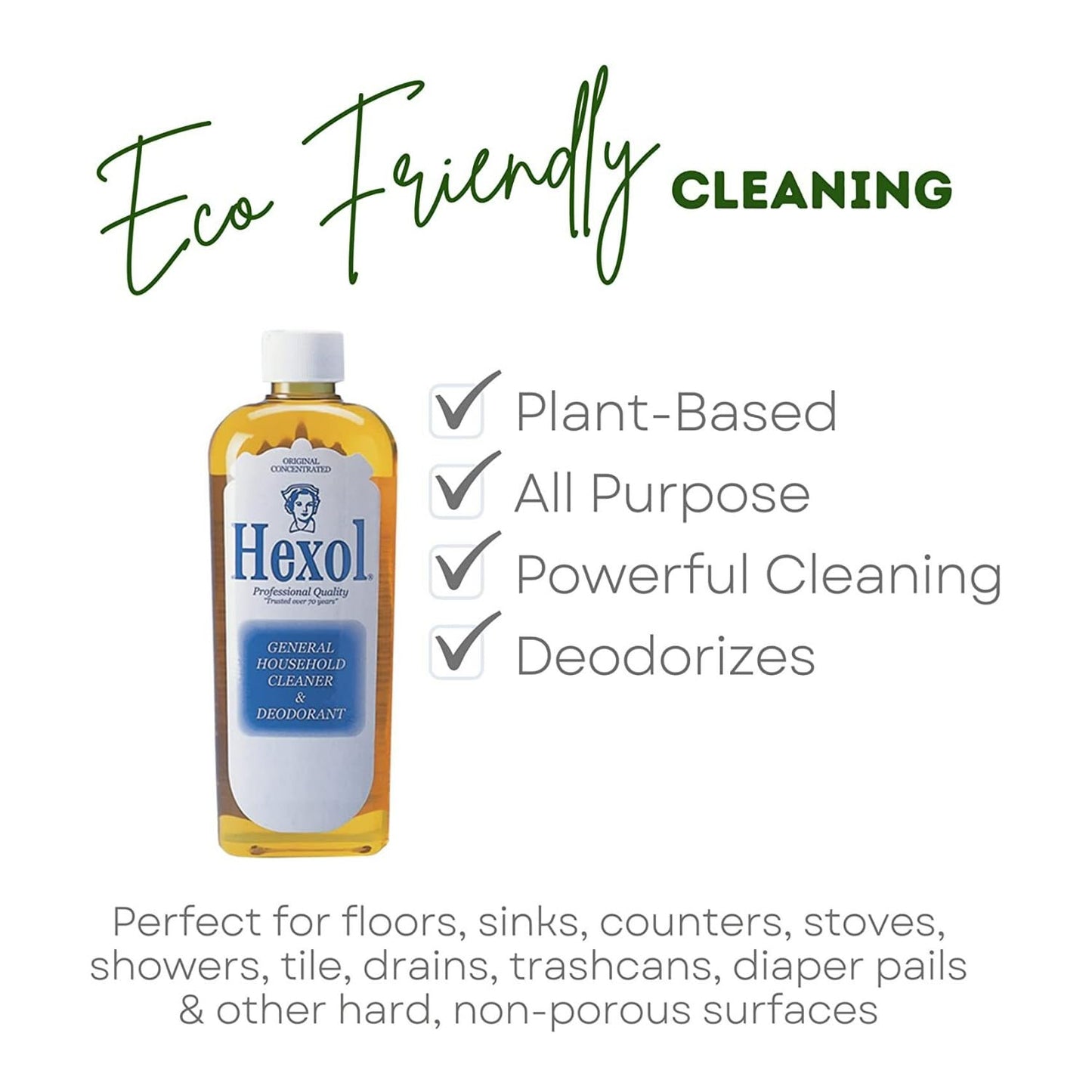 Hexol Concentrated General Household Cleaner And Deodorant 1600-00016U Rust 16 Fl. Oz.