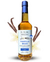 Vanilla Bean Agave Simple Syrup for Coffee & Cocktails - Sweetened with Organic Agave Nectar - Infused with Real Vanilla Bean - 36 oz