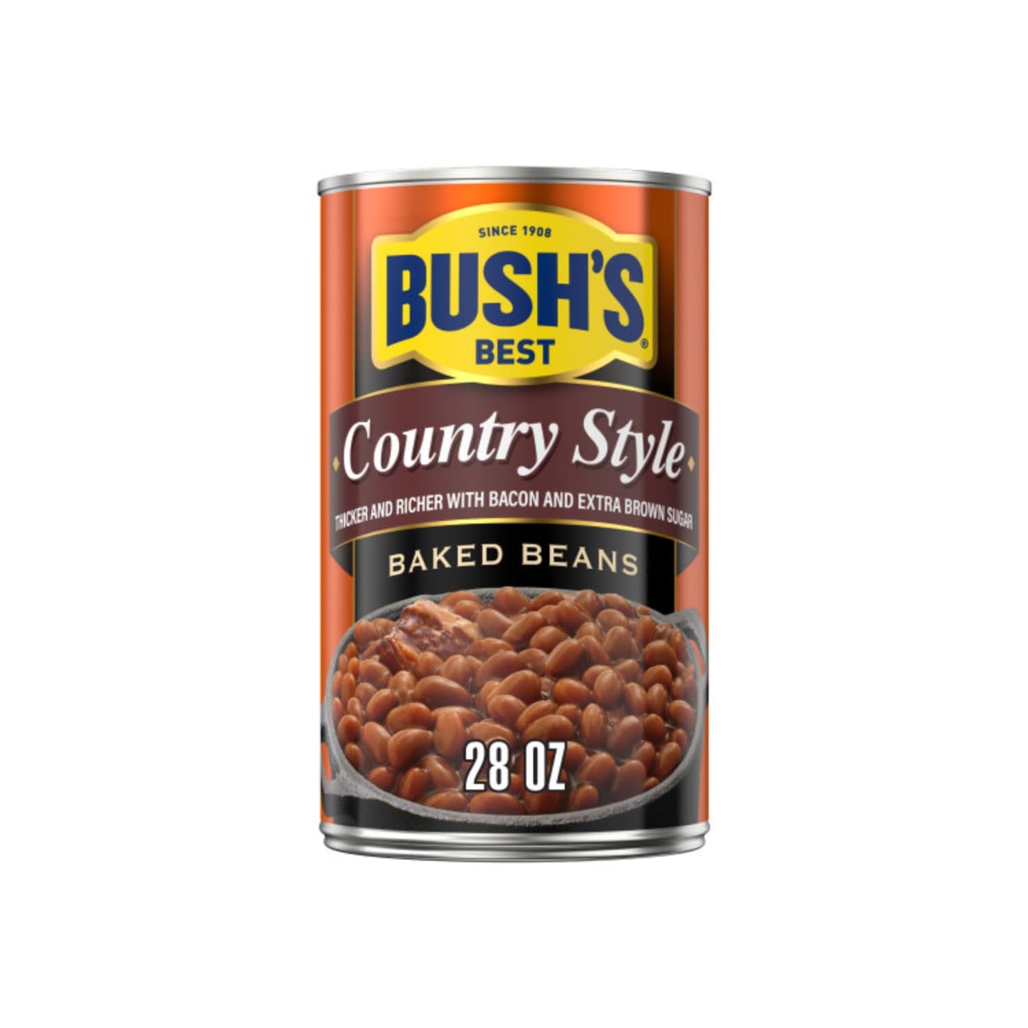 Bushs Best Baked Beans Variety Pack, Bacon Maple Country Mix, 168 Oz (3 Maple Cured Bacon, 3 Country Style)