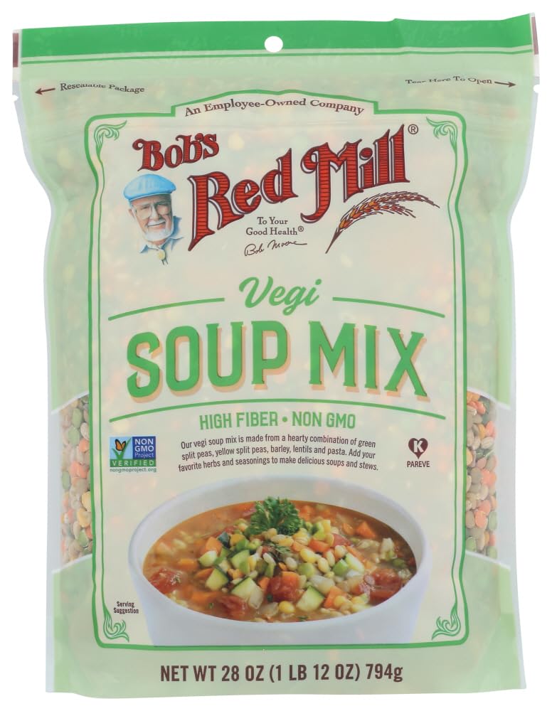 Bob's Red Mill Soup Mix Vegi, 28-ounces (Pack of4)