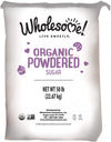 Wholesome Fair Trade Organic Powdered Sugar, Naturally Flavored Real Sugar, Non GMO & Gluten Free, 50 Pound (Pack of 1)